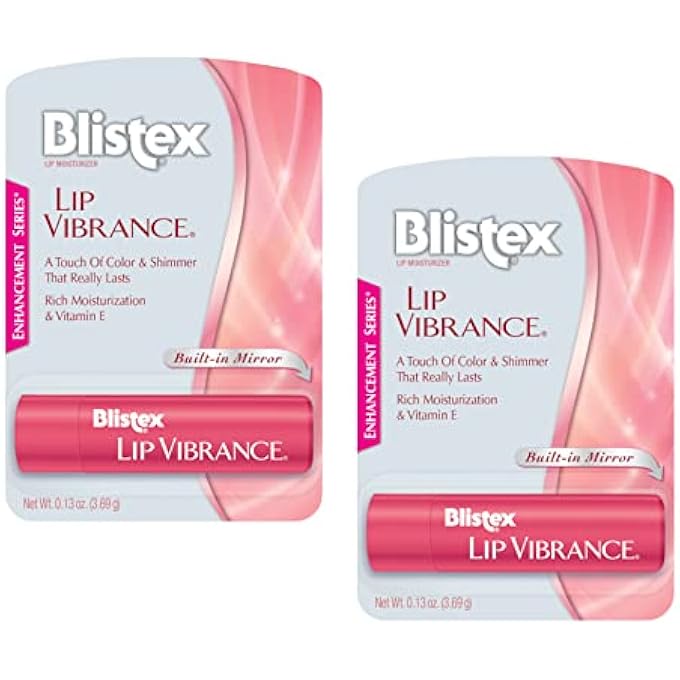 Blistex LIP VIBRANCE, LIP PROTECTANT, SPF 15 0.13 OZ (PACK OF 2) - Image 1